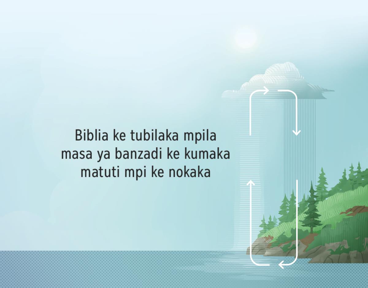 Biblia ke tubilaka mpila masa ya banzadi ke mataka na zulu kana ntangu me bula na zulu na yo, mpila yo ke kumaka matuti mpi ke nokaka. Batolotolo yai ke monisa mutindu masa ke mataka na zulu mpi ke kitaka na ntoto.