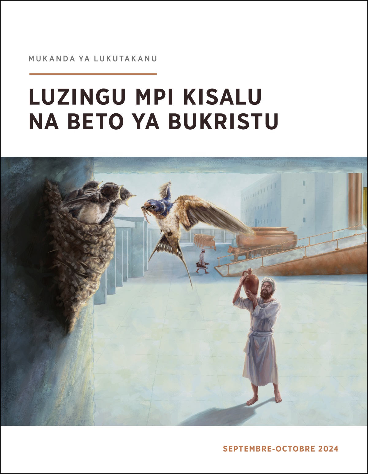 Mwana mosi ya Kora ke tala na dikebi yonso buyambu ya ba hirondelle na kibansala ya tempelo, yandi ke wa nzala ya kuvanda na tempelo bonso yo.