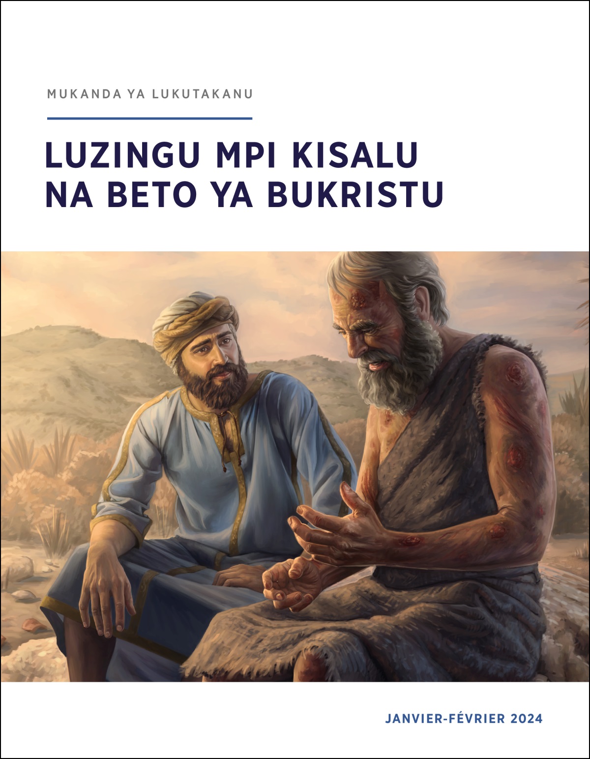 Elihu ke widikila Yobi na mawa yonso; nitu ya Yobi ya mvimba me fuluka ti bivimbu.