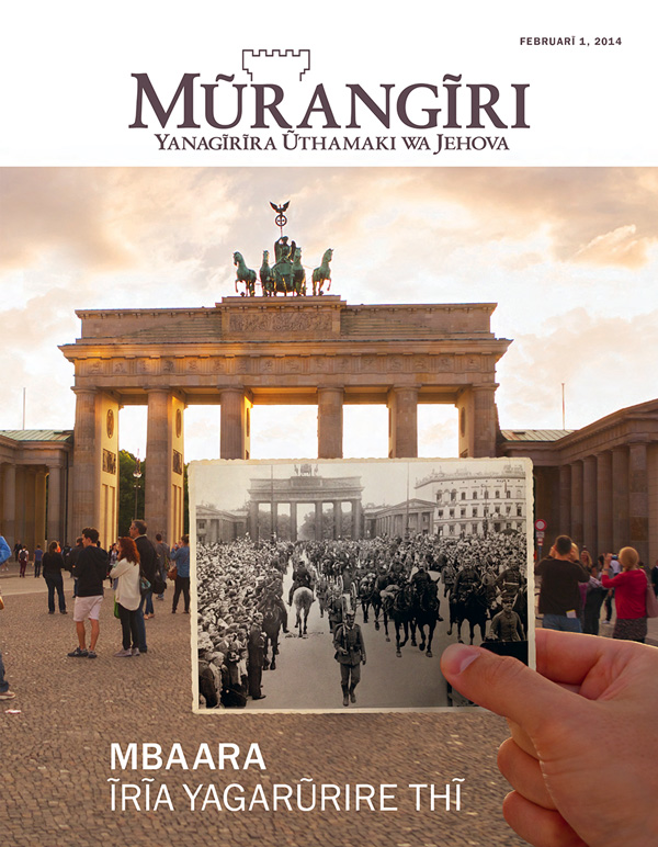Brandenburg Gate in Berlin and a group of soldiers