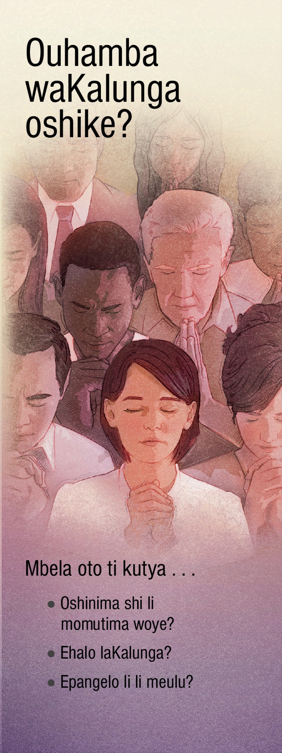 Oshipeko shokafo Ouhamba waKalunga oshike?