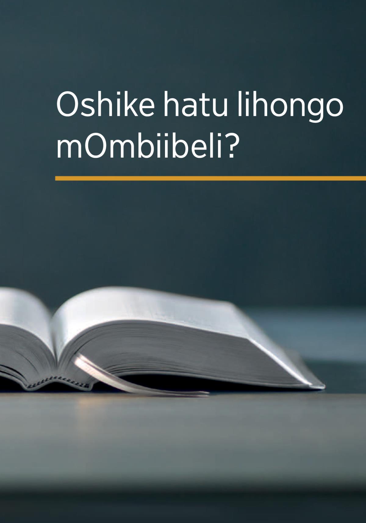 Oshike hatu lihongo mOmbiibeli?
