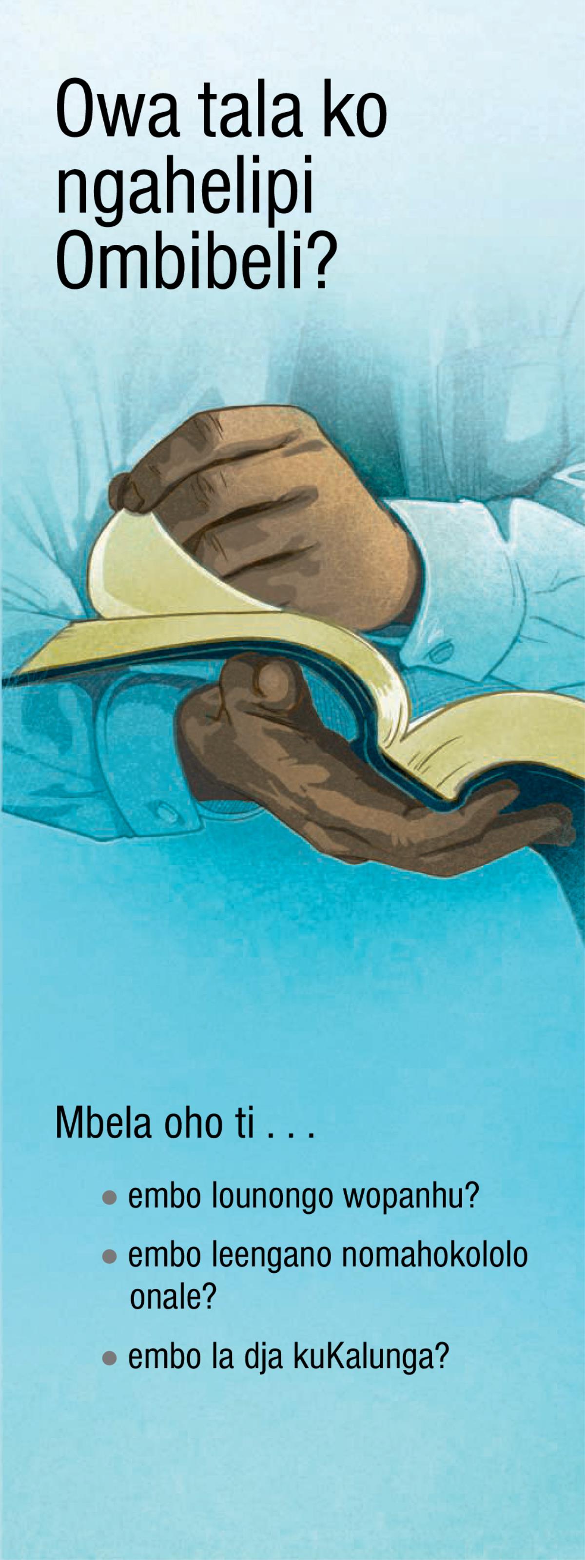 Owa tala ko ngahelipi Ombiibeli?
