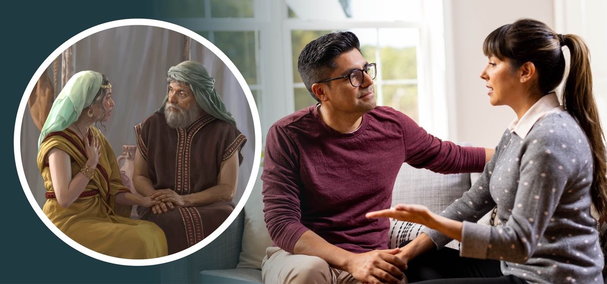 Omushamane ta pwilikine nelitulemo komukulukadi waye, eshi te mu lombwele nghee e udite. Efano tali ulike Abraham ta pwilikine nelitulemo kuSara, eshi te mu lombwele nghee e udite.