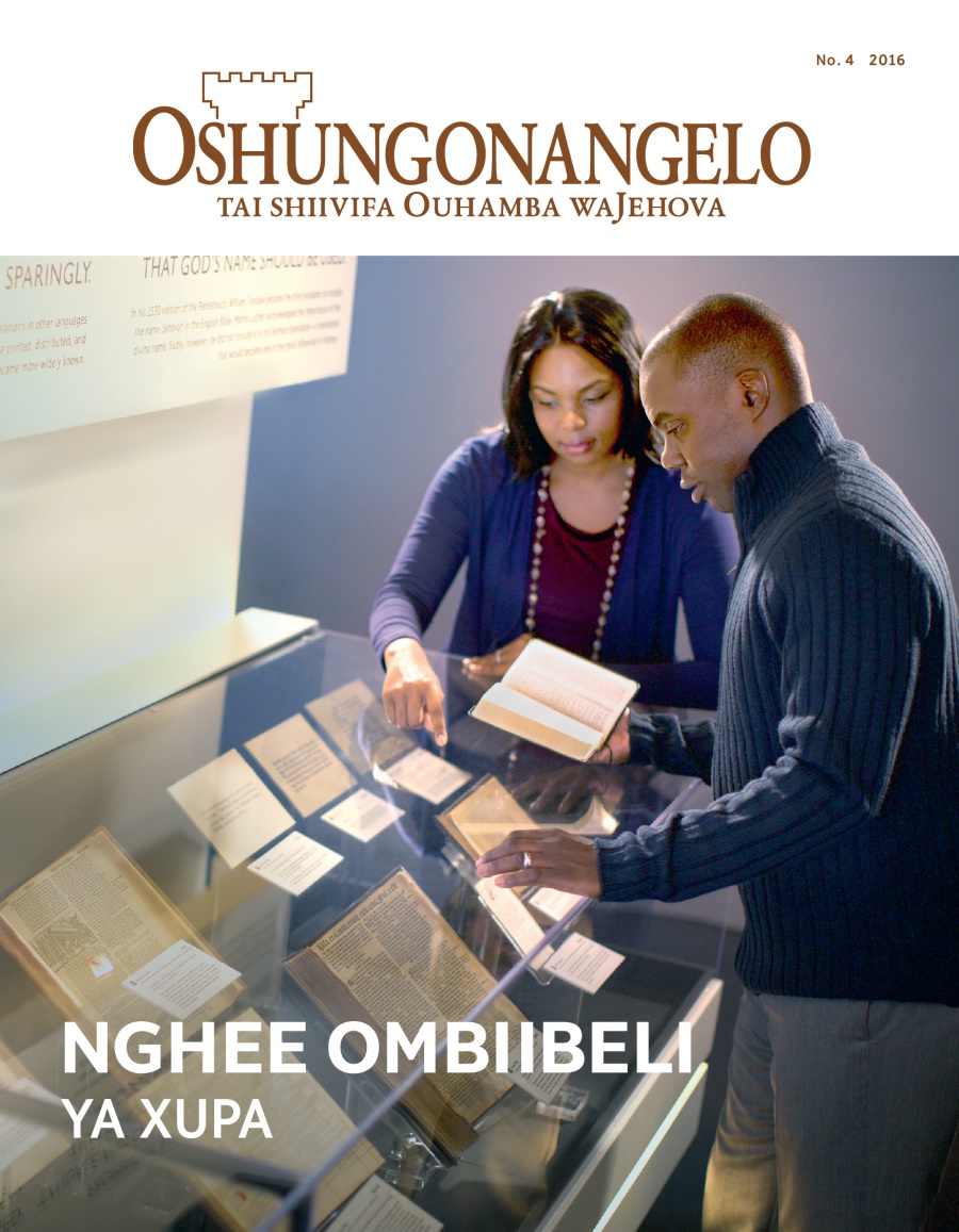 Oshifo shOshungonangelo, No. 4 2016 | Nghee Ombiibeli ya xupa