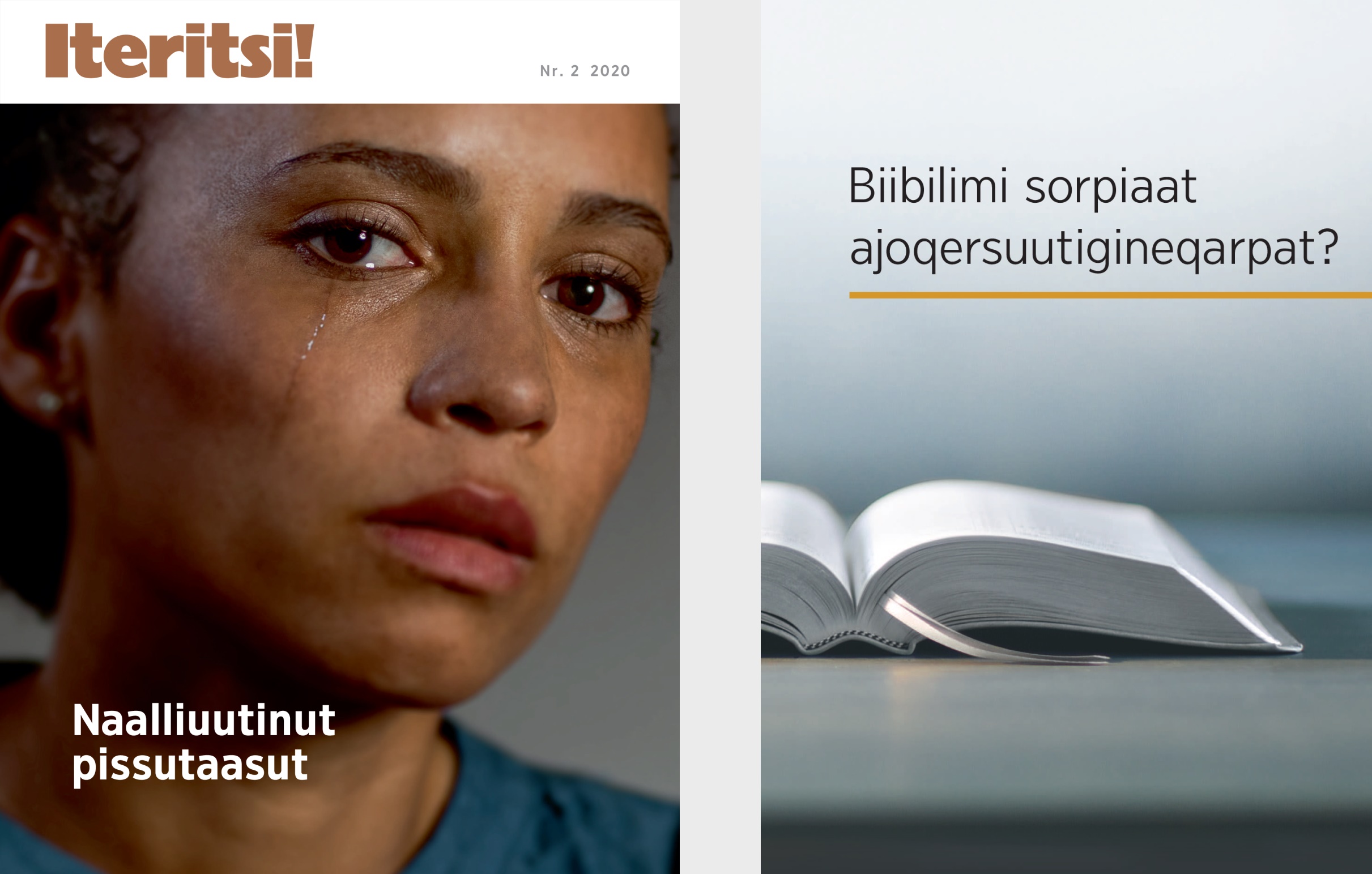 Atuagaq ‘Biibilimi sorpiaat ajoqersuutigineqarpat?’ aamma ‘Iteritsi!’ nr. 2 2020.
