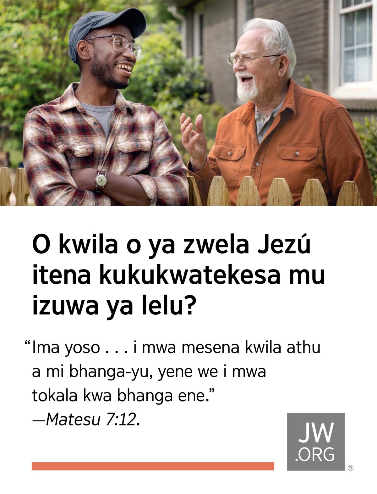 Vizinyu jiyadi asanguluka, amudizwelesa, kada muthu wala mu kithâdi kyê.