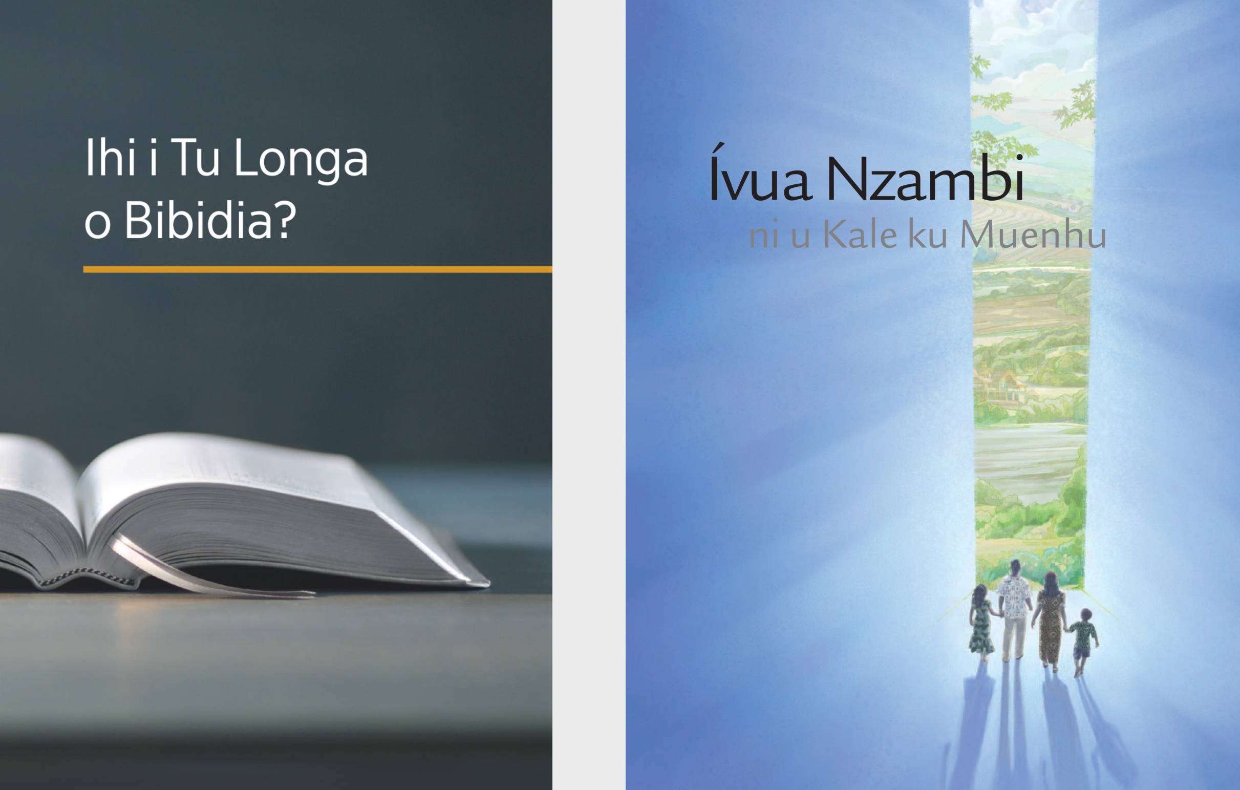 O divulu ‘Ihi i tu Longa o Bibidya?’ Ni kadivulu ‘Ívwa Nzambi ni u Kale ku Mwenyu’.