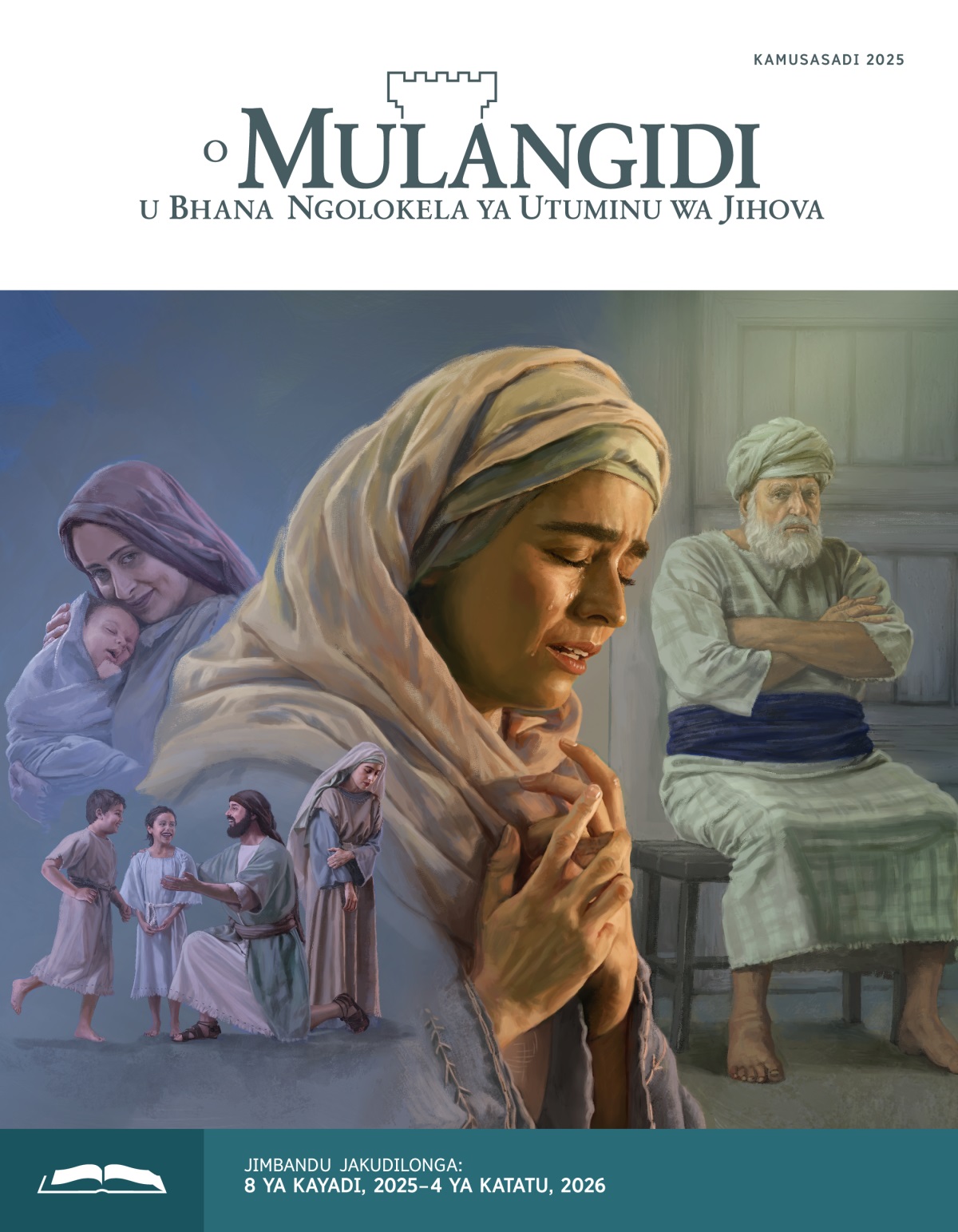 Jifoto: 1. Ana waluwala kyavulu, wamutalela kwengi kyoso Elikana kyamuya ni kutonoka ni twana twê tuyadi. 2. Penina wamukwelela, wakwata kabwetele kê. 3. Ana wamudila kyoso kyamuya ni kusamba. 4. O mukunji wadikota Eli waxikama, yu wamutonginina Ana.