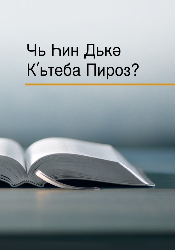 Ԝәкьн Кʹьтебa xwә у бьньһерьн навe ве кʹьтебе, «Чь Һин Дькә Кʹьтеба Пироз?»