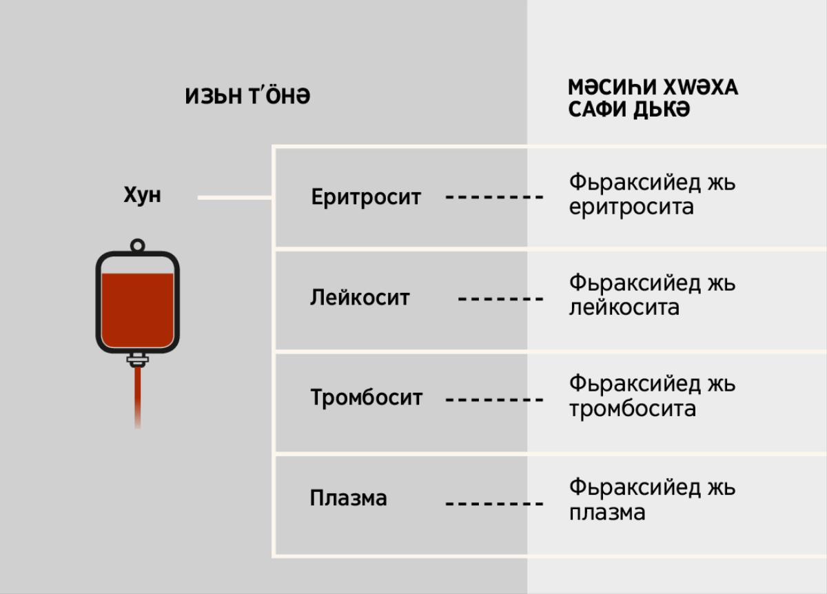 Хун, чар пʹаред хунейә сәрәкә, у фьраксийед хуне