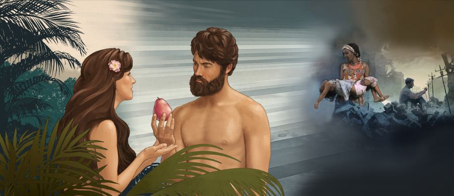 Һеwа емиш дьдә Адәм; ахьрийа wанә хьраб сәва нәгöһдарикьрьне
