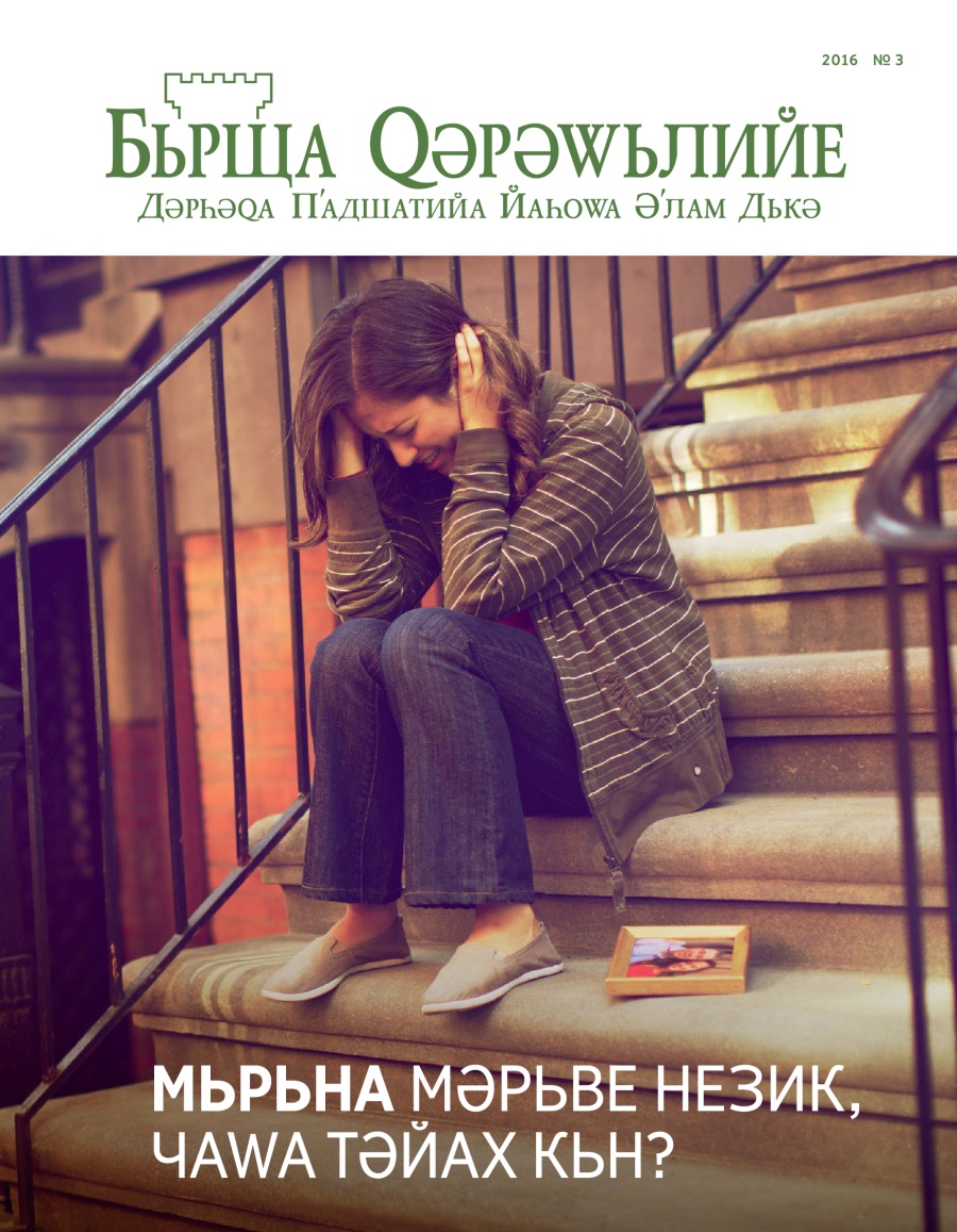 Журнала Бьрща Qәрәwьлийе № 3 2016 | Мьрьна Мәрьве Незик, Чаwа Тәйах кьн