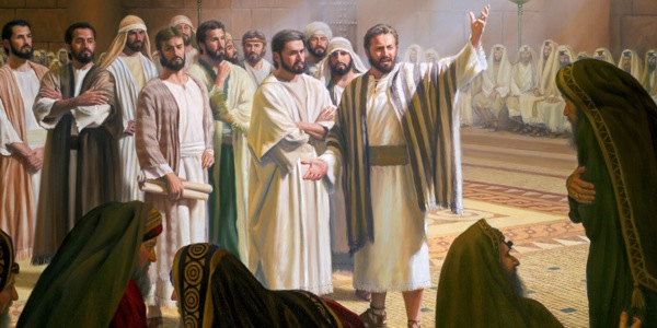 Şandî li ber Sanhedrîn dipeyivin