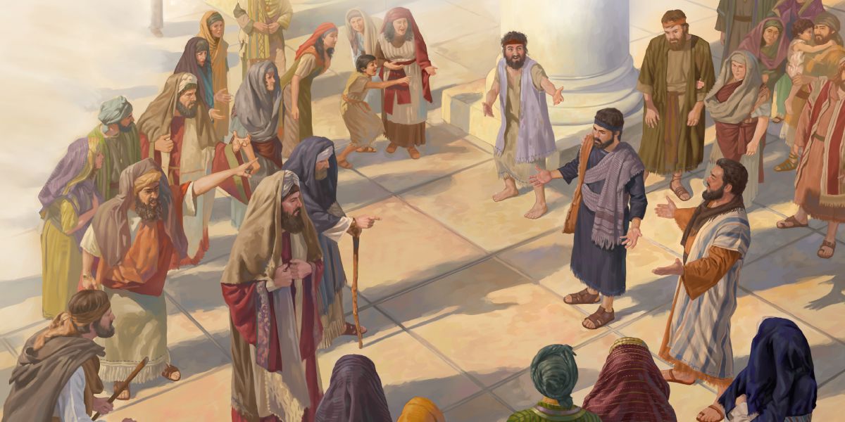 Petrûs û Yûhena li hemberî tehdeya ji aliyê kahîn û Sadûqiyan ve bi dilekî xurt mizgîniyê belav dikin