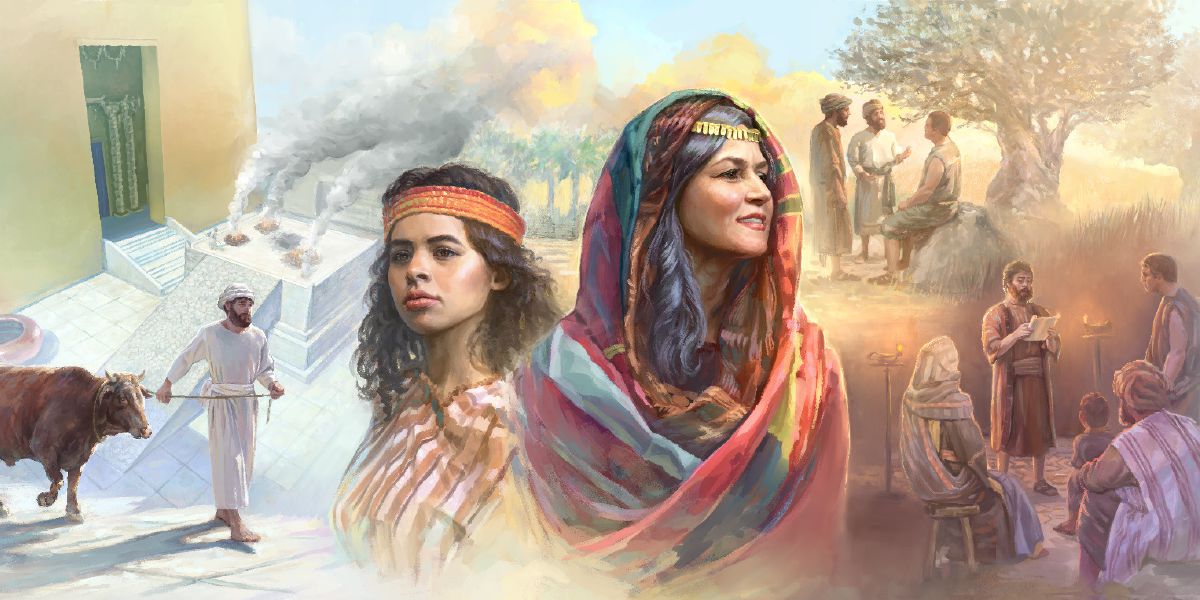 상징적인 드라마에 나오는 두 여자