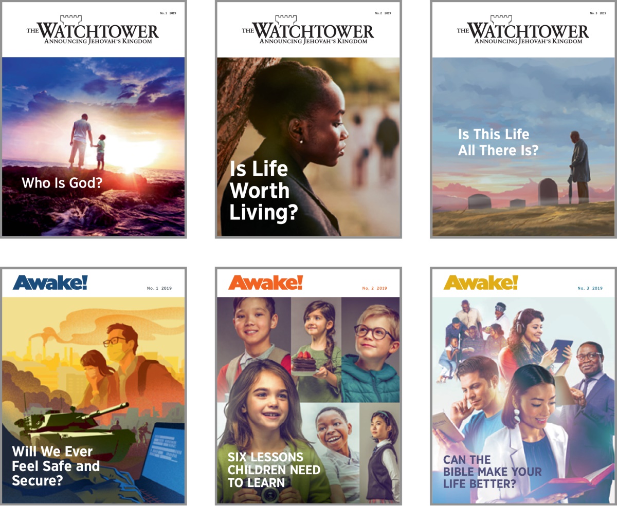 Sɔɔŋ lebolluŋ cho o ‘Bandu Mɛŋgɛlaa’ a o ‘Tiondoo!’ kɔɔ woŋ le 2019. 1. ‘Who Is God?’ 2. ‘Is Life Worth Living?’ 3. ‘Is This Life All There Is?’ 4. ‘Will We Ever Feel Safe and Secure?’ 5. ‘Six Lessons Children Need to Learn.’ 6. ‘Can the Bible Make Your Life Better?’