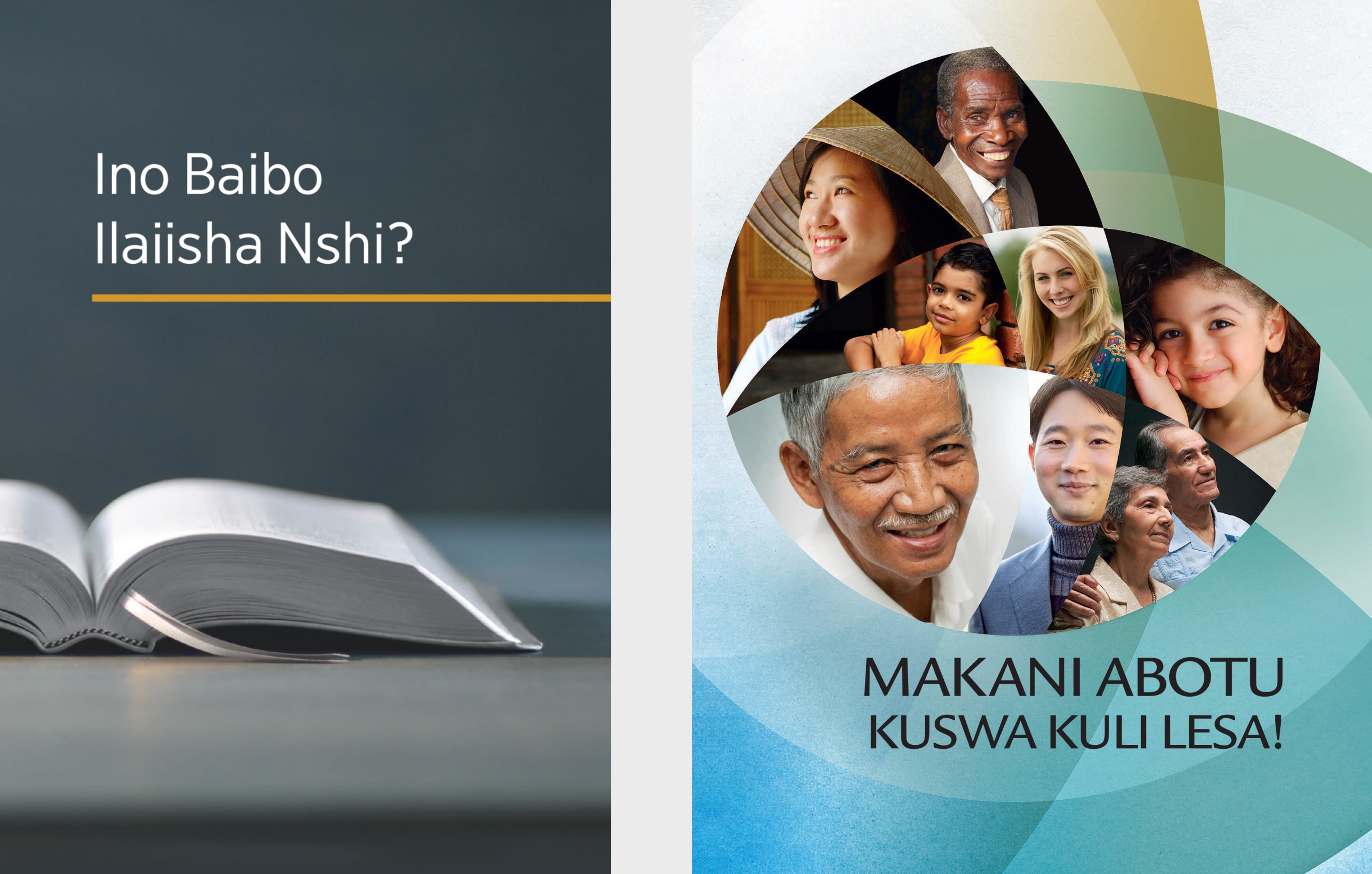 Libuku lya ‘Ino Baibo Ilaiisha Nshi ?’ abuloshuwa icite mutwi waamba ayi ‘Makani Abotu Kuswa Kuli Lesa!’