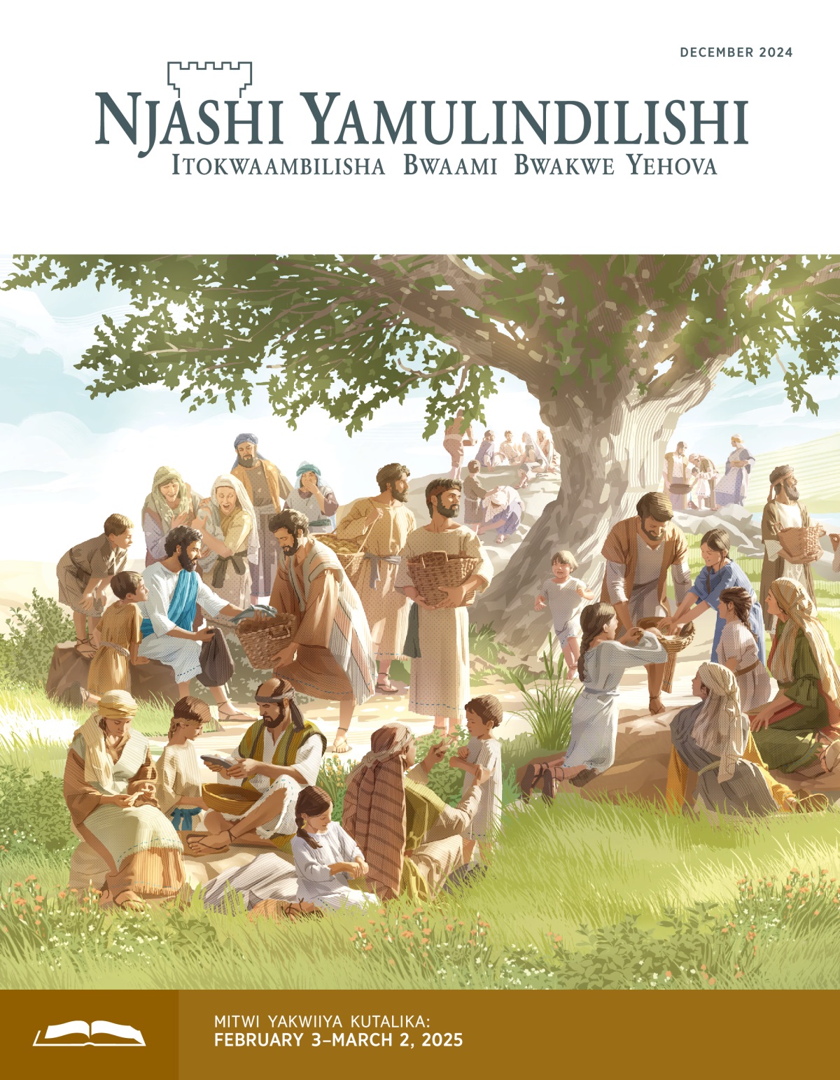 Yesu atoopa bashikwiiya bakwe shinkwa answi. Lyalo bashikwiiya bakwe baabila shakulya basankwa, banakashi alimwi abaana babungene.