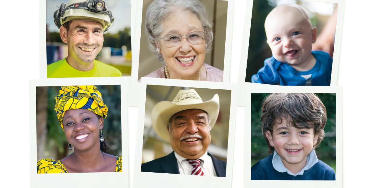 Abantu ab’emyaka egy’enjawulo era abava mu mawanga ag’enjawulo nga bataddeko akamwenyumwenyu