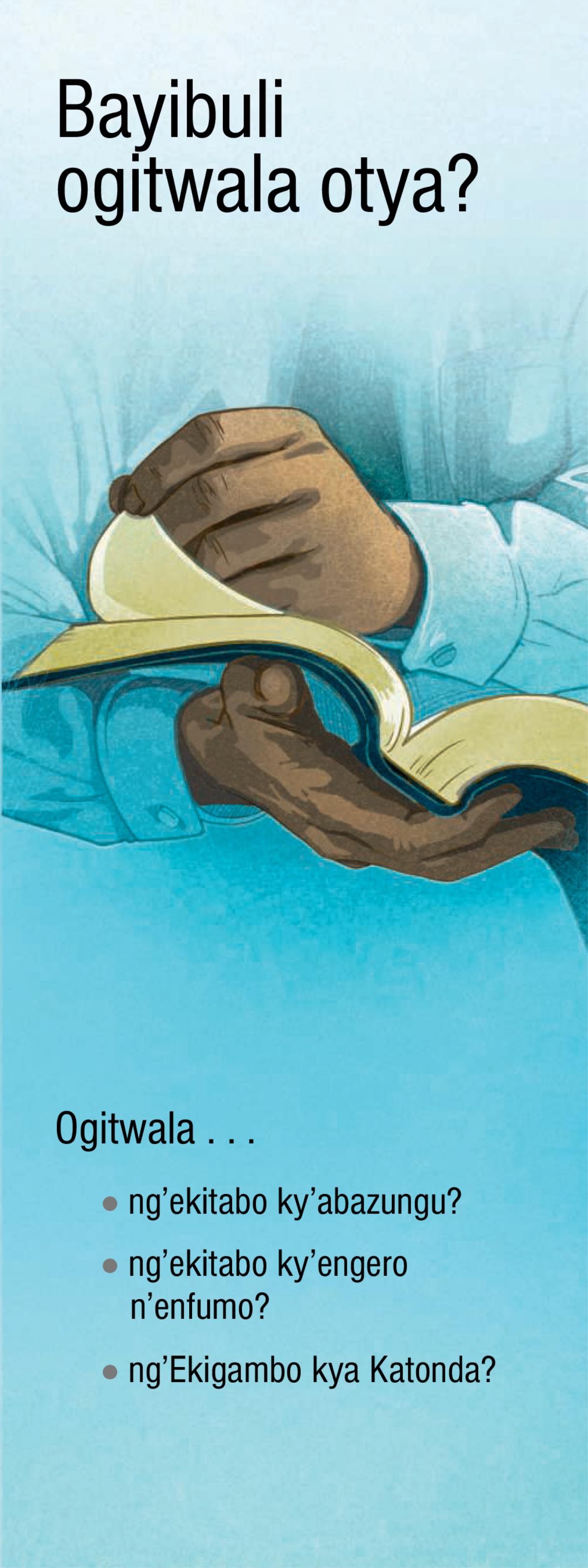 Bayibuli ogitwala otya?