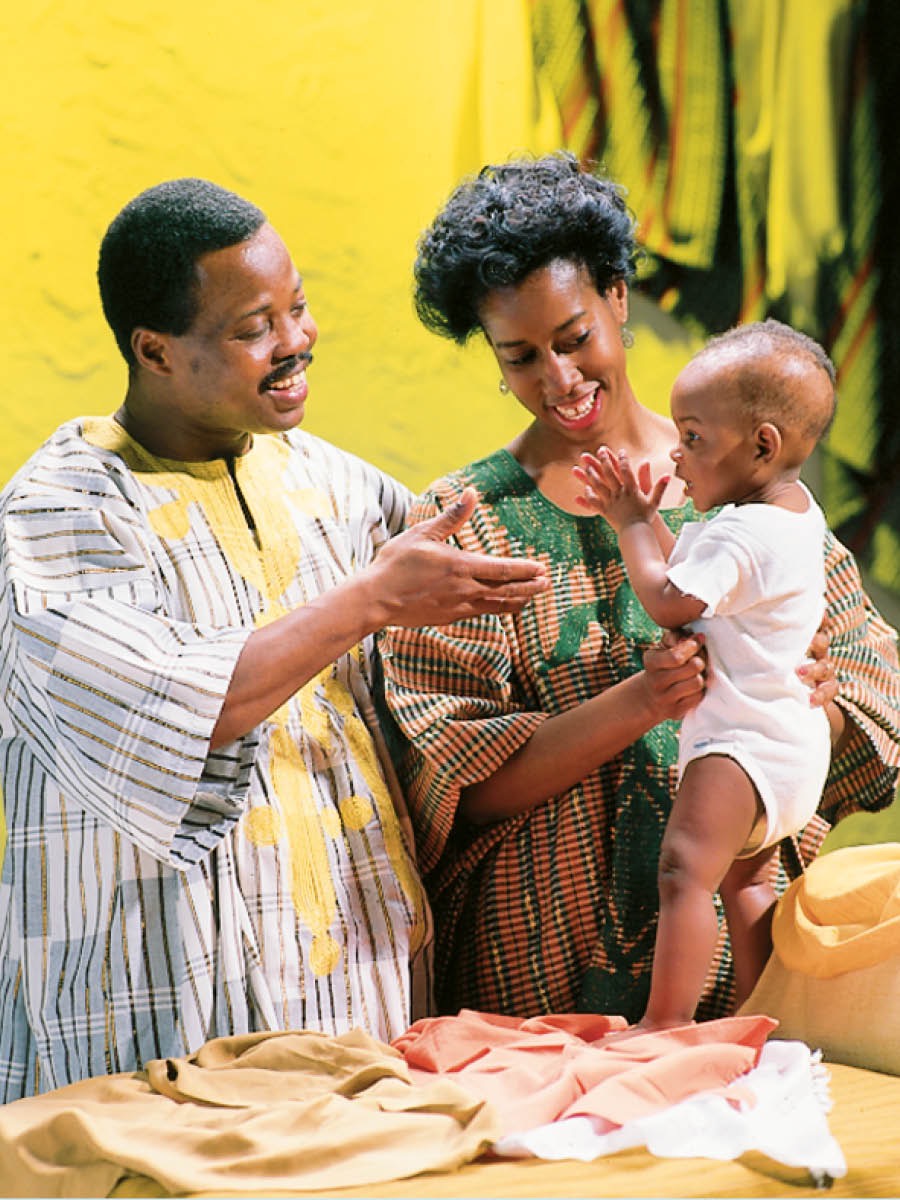 Abazadde n’omwana waabwe