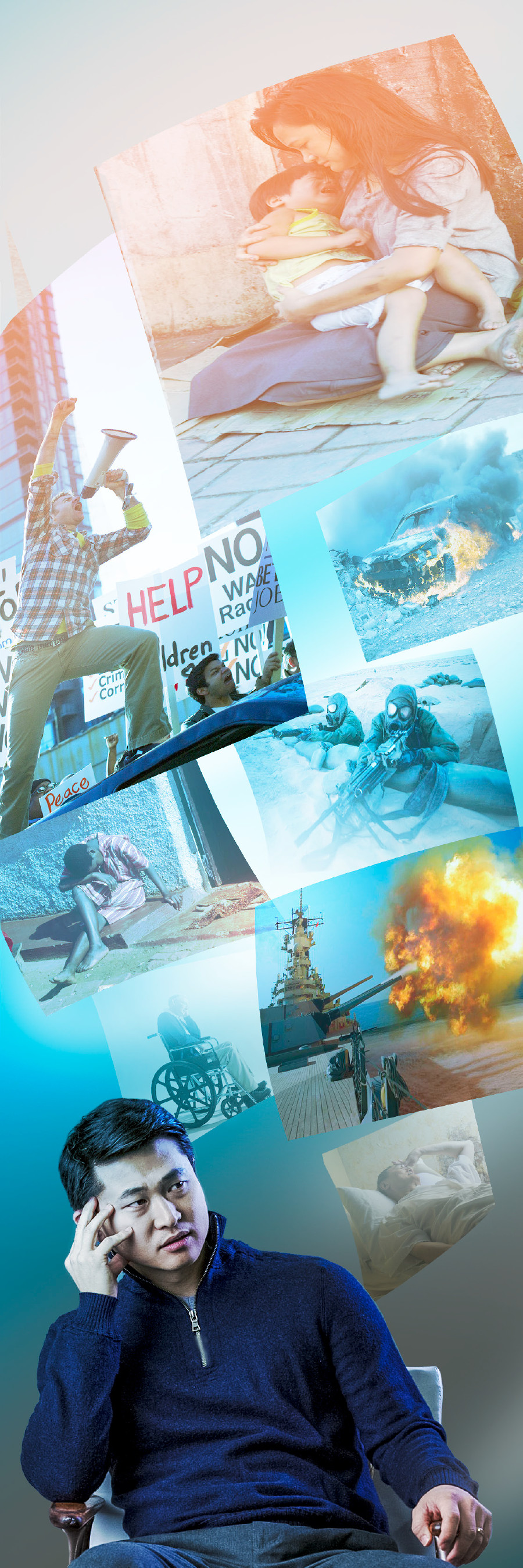 Omusajja nga yeeraliikiridde olw’entalo, obwavu, endwadde, n’ebizibu ebirala