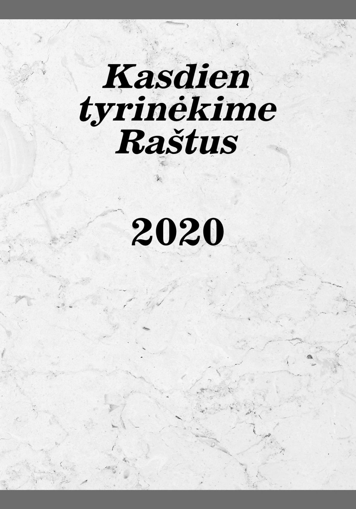 Kasdien tyrinėkime Raštus-2020