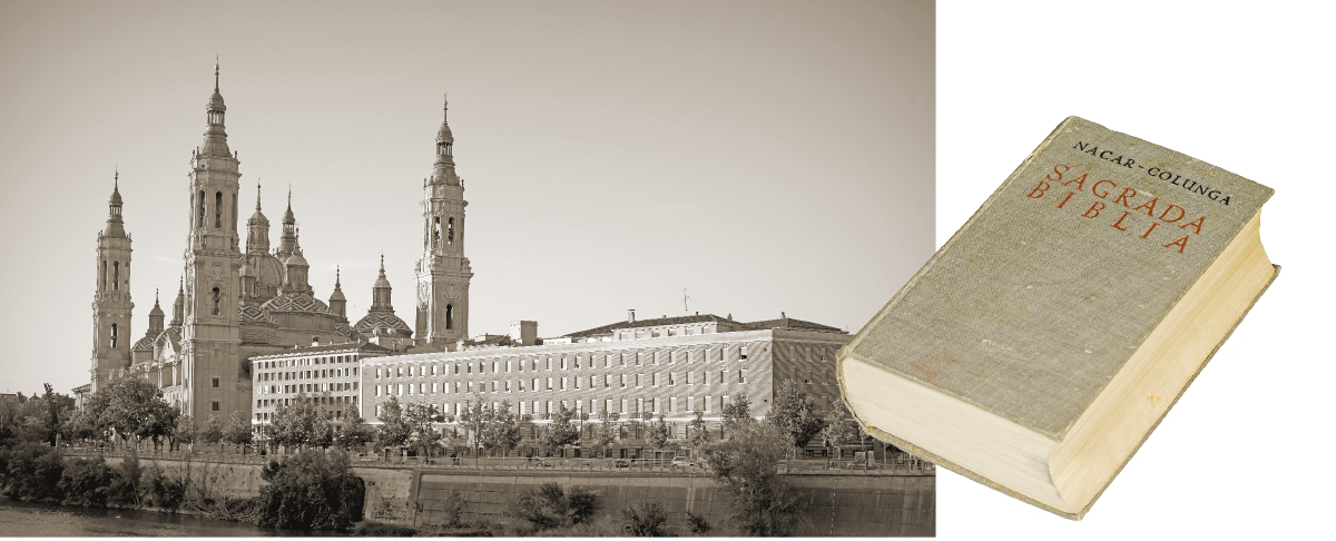 Kuva ya Zaragoza na Espagne mpe Biblia libongoli ya Nacar-Colunga