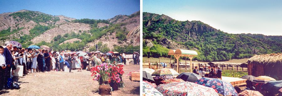 Batatoli ya Yehova bazali kolanda diskur moko na liyangani moko oyo esalemaki pembeni ya engumba Gori na 1996