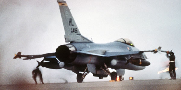 A fighter jet