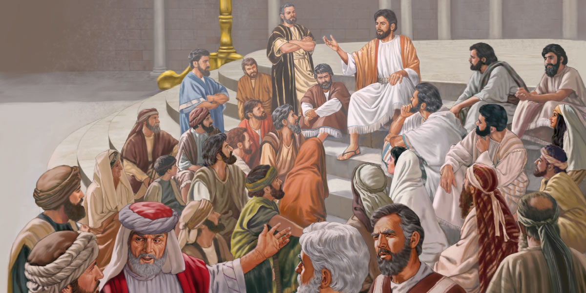 Yezu ulongesha ku ntempelo mu Yelushalema