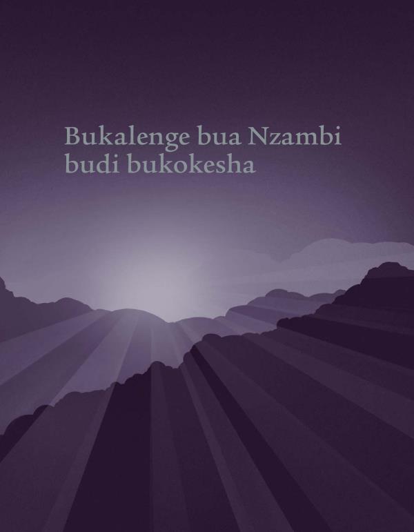 Tshizubu tshia mukanda wa Bukalenge bua Nzambi budi bukokesha