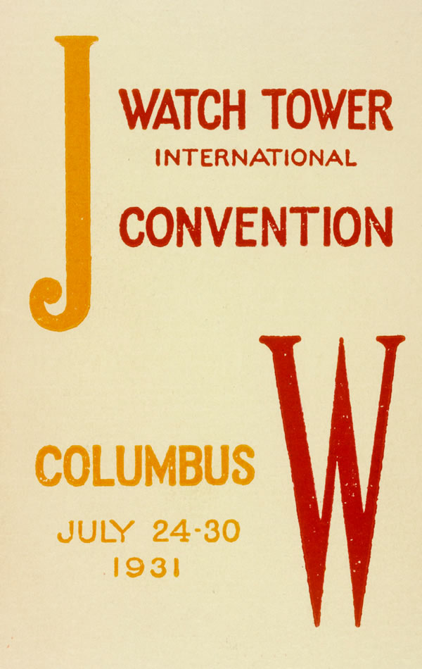 Programe wa mpungilu uvua Balongi ba Bible benzele mu Columbus, Ohio, mu États-Unis mu 1931