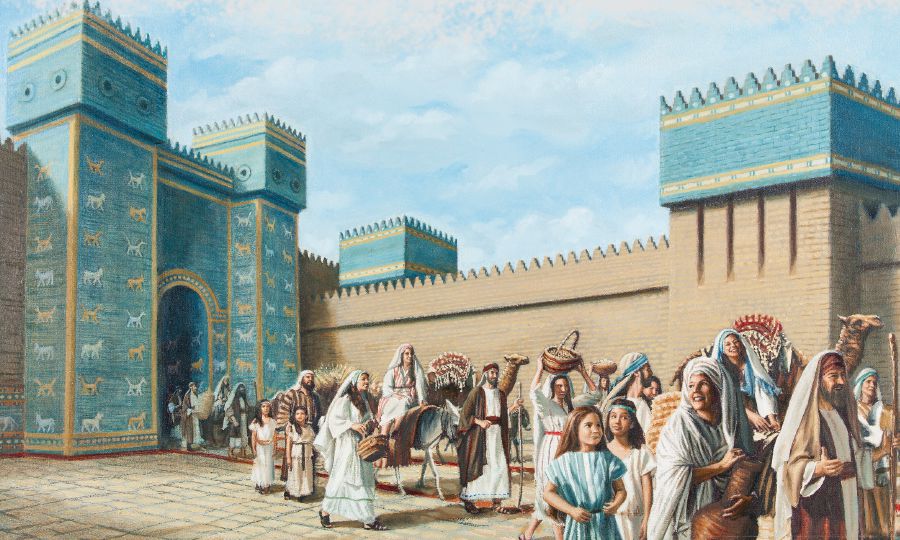 JEzela ne bena Yuda bumbukila ku Babulona batangile ku Yelushalema