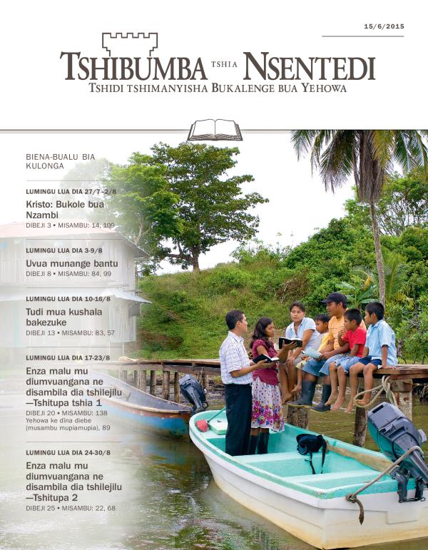 Tshibumba tshia Nsentedi tshia kulonga, 15/6/2015