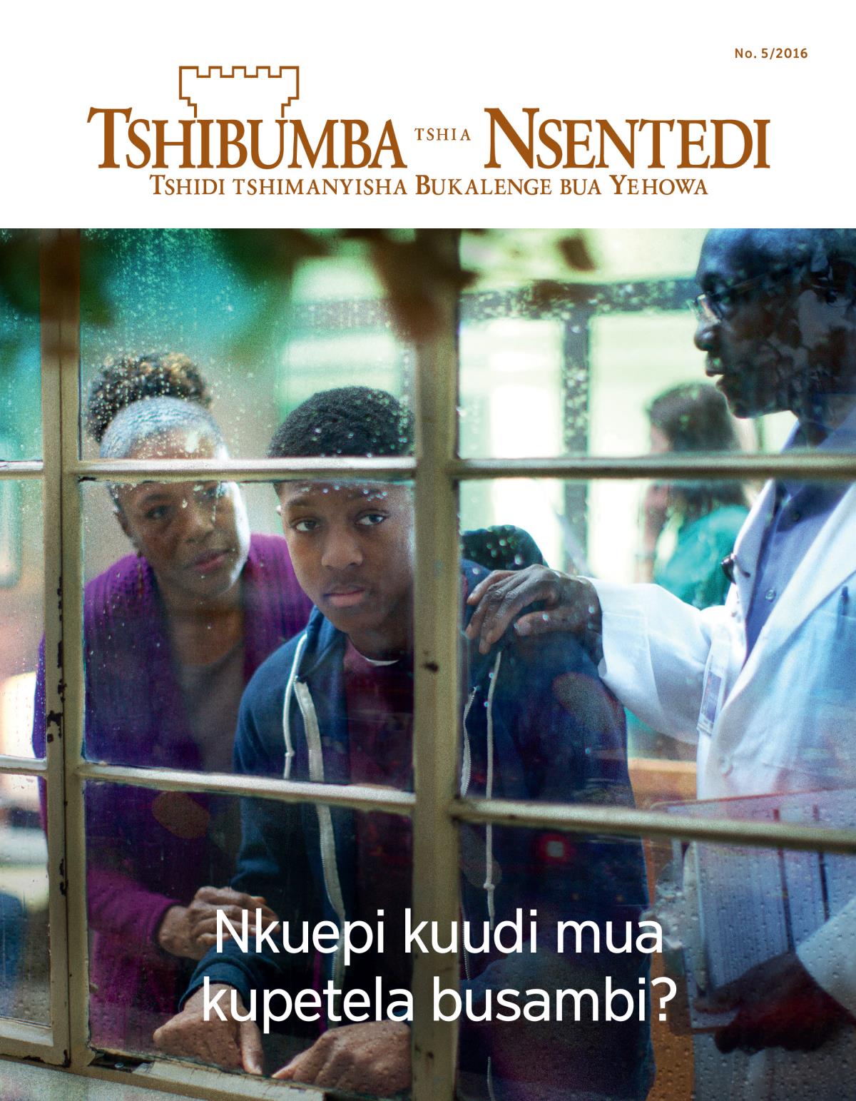 Tshibejibeji tshia Tshibumba tshia Nsentedi, No. 5 2016 | Nkuepi kuudi mua kupetela busambi?