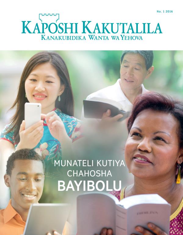 Kava yamagazini yaKaposhi Kakutalila, January-February 2016 | Munateli Kutiya Chahosha Bayibolu