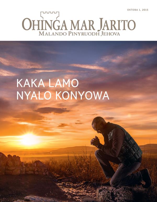 Nyim Gaset mar Ohinga mar Jarito, Oktoba 2015 | Kaka Lamo Nyalo Konyowa