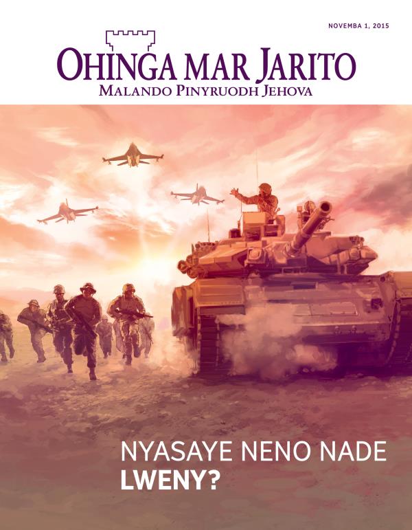 Nyim Gaset mar Ohinga mar Jarito, Novemba 2015 | Nyasaye Neno Nade Lweny?