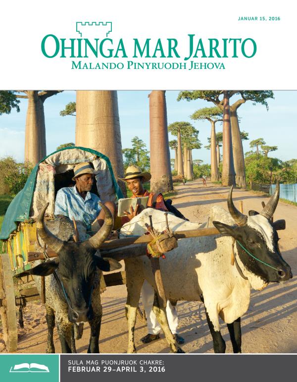 Nyim Ohinga mar Jarito Gocho mar Puonjruok mar Januar 15, 2016