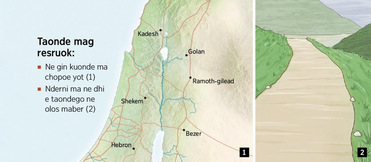 Map ma nyiso taonde auchiel mag resruok e piny Israel machon; ndara molos maber