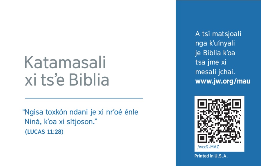 Ya jto̱n yátsʼin tarjeta de contacto xi tsʼe jw.org