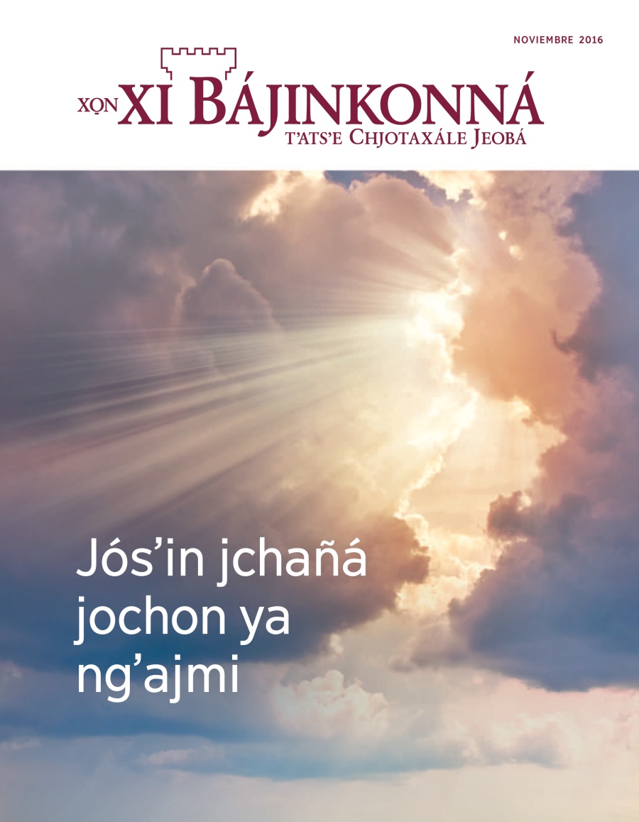 Portadale Xo̱n xi Bájinkonná, noviembre 2016 | Jósʼin jchañá jochon ya ngʼajmi