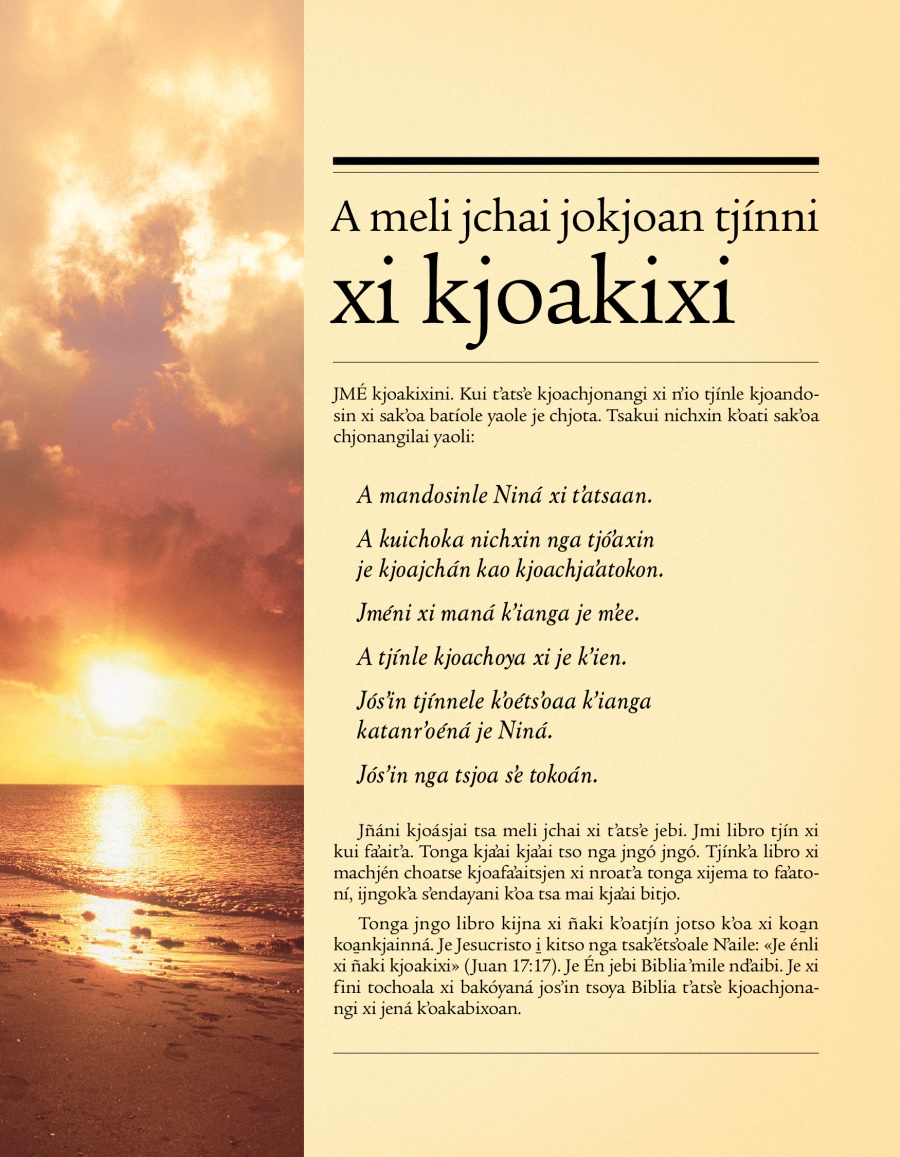 A meli jchai jokjoan tjínni xi kjoakixi