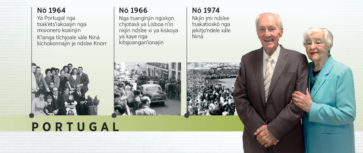 Je Douglas Guest nga kichokʼejna ya Portugal nga nó 1964, nga kjoa kisʼe xi kao chjotaxá nga nó 1966, yaa tjío kao chjoónle xi Mary ʼmi ya jngo kjoajtín xi kisʼejna nga nó 1974