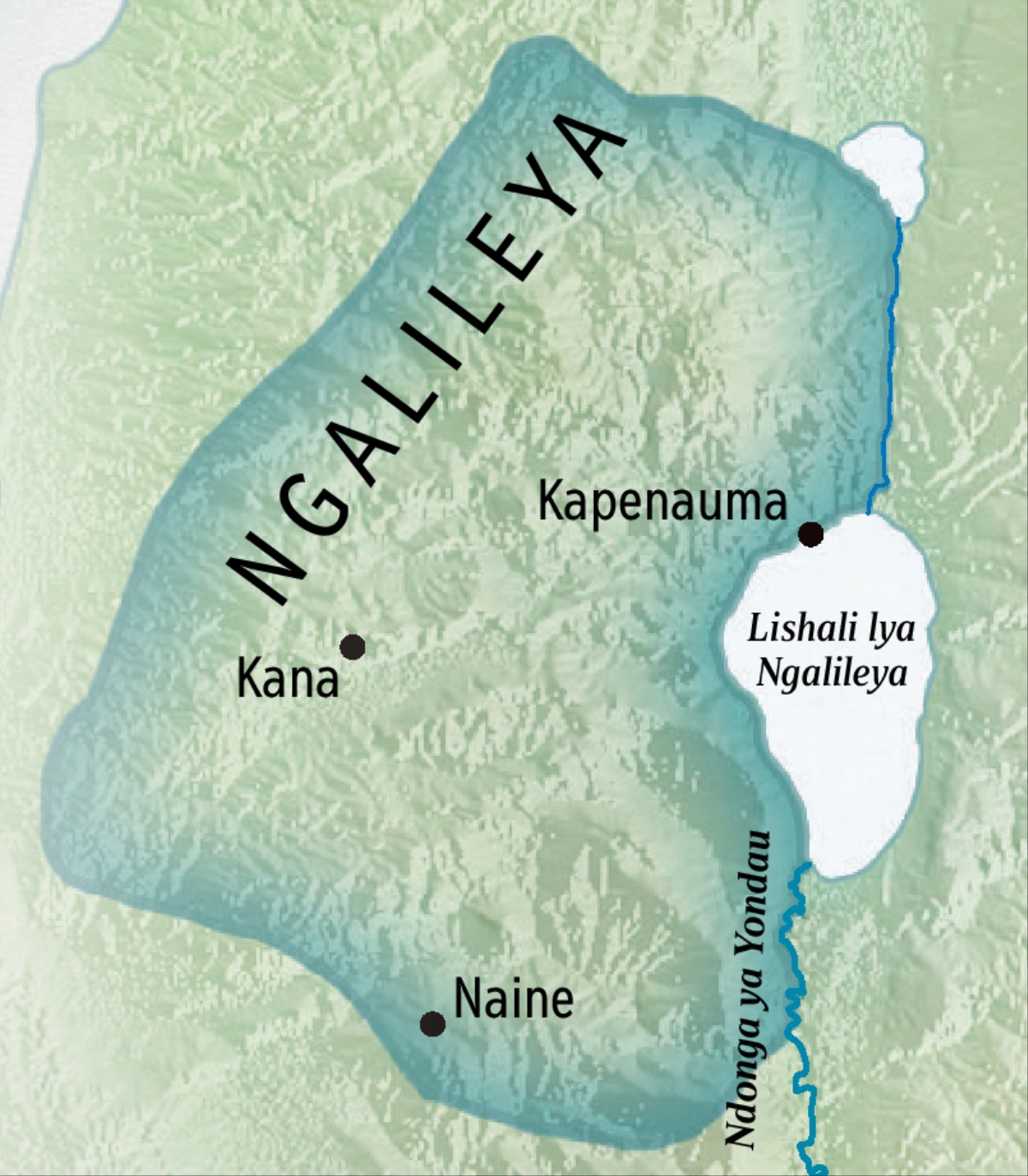 Mapa ya Galilea