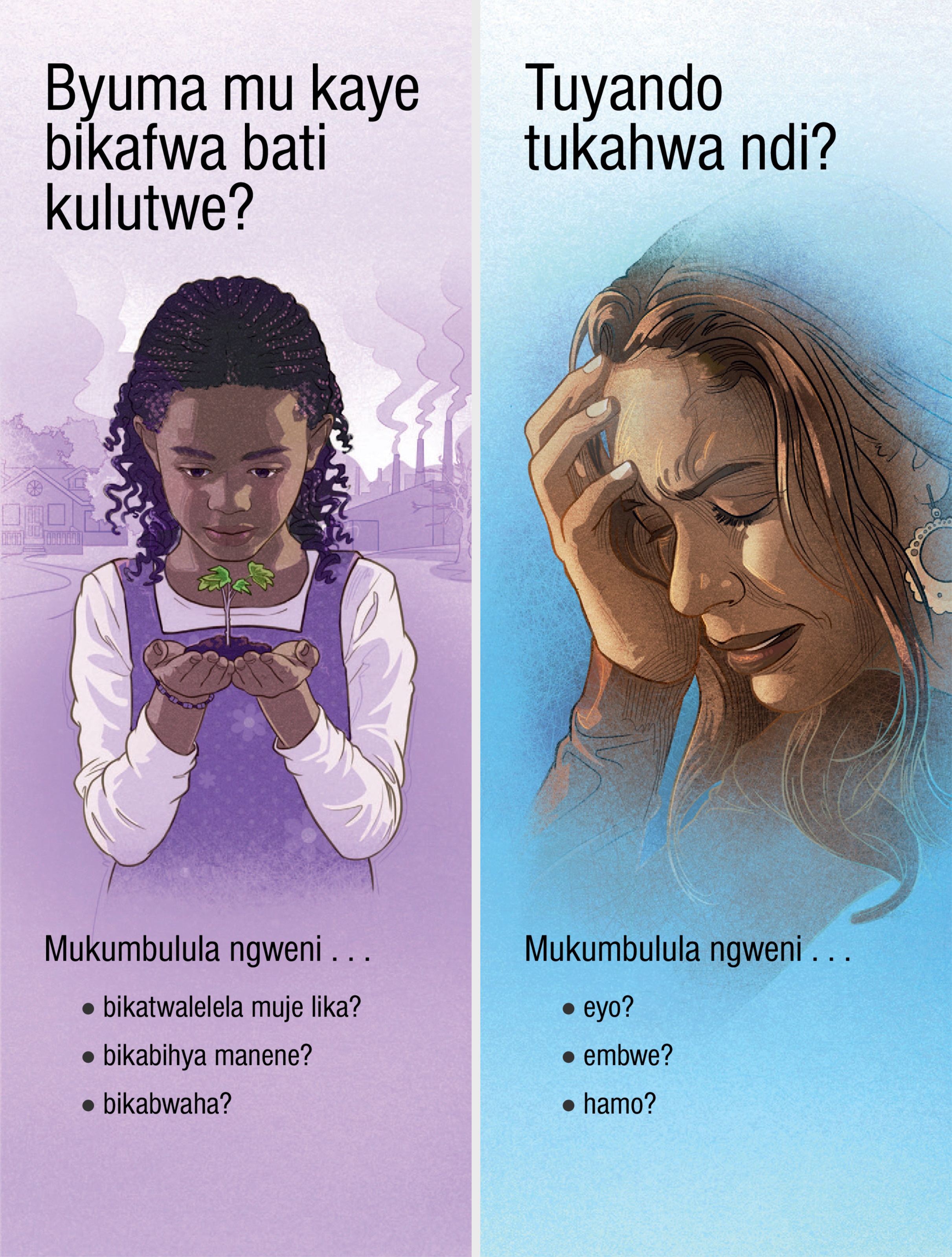 Tilakiti ya “‘Byuma mu Kaye Bikafwa Bati Kulutwe?” nei ya ‘Tuyando Tukahwa Ndi?’
