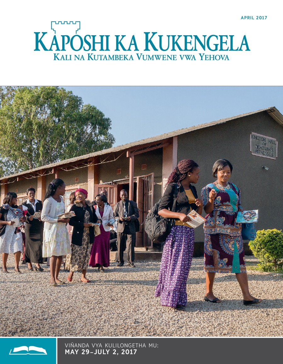 Kaposhi ka Kukengela ka kulilongetha, April 2017