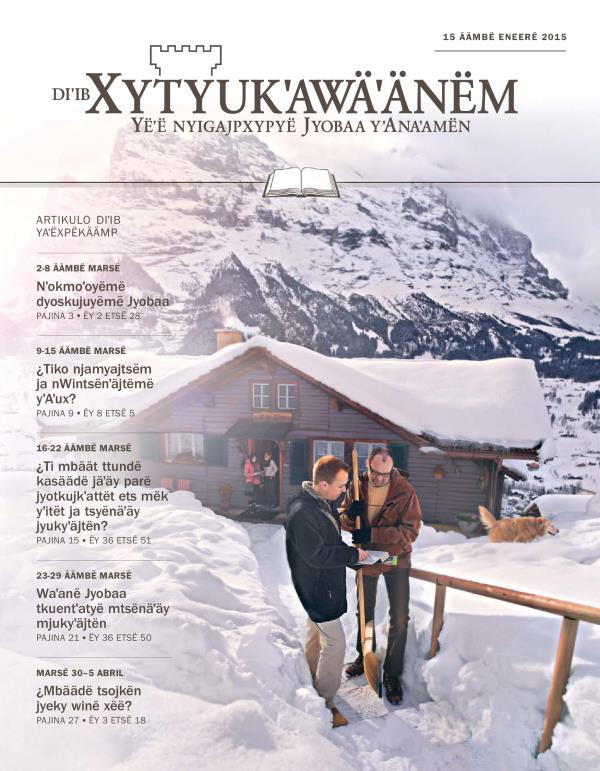Rebistë nyiˈak Diˈib Xytyukˈawäˈänëm diˈib yaˈëxpëjkp 15 äämbë eneerë 2015